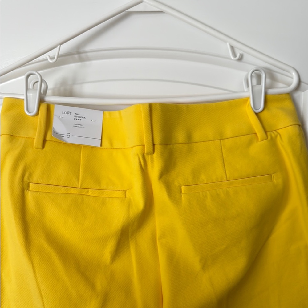Loft Bright Yellow Riviera Marissa Fit Pant - Picture 3 of 14